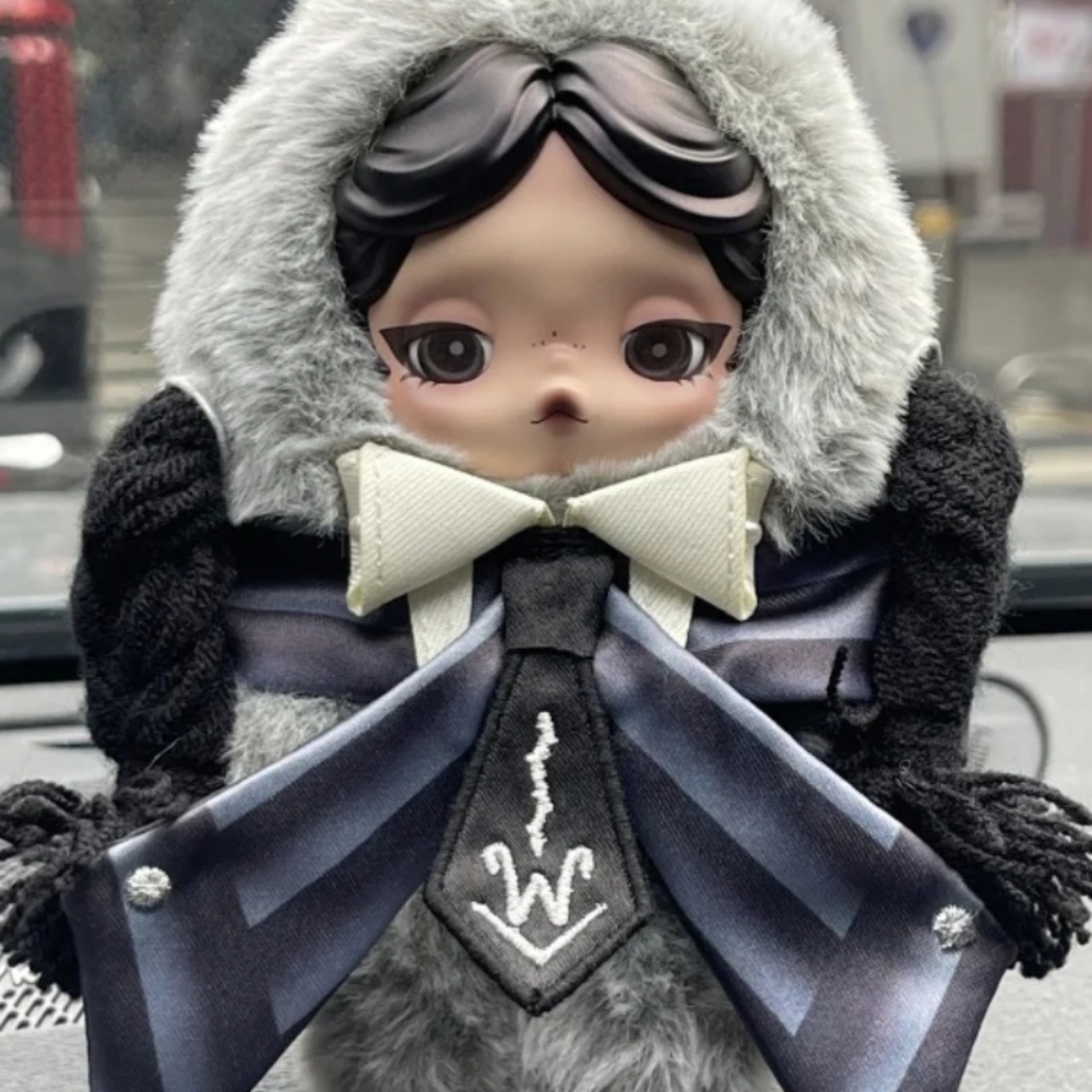 SKULLPANDA × Wednesday Plush (Nevermore Academy Uniform Version) - Picture 2 of 10